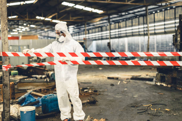Professional Biohazard technician working in East Norwich, NY